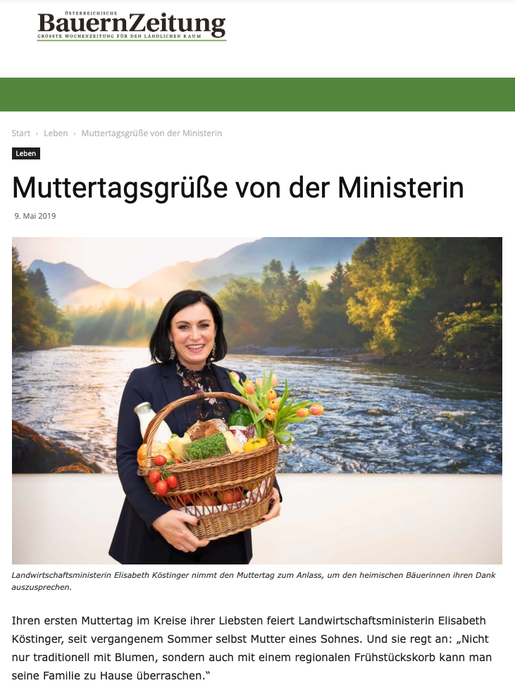 Screenshot Bauernzeitung