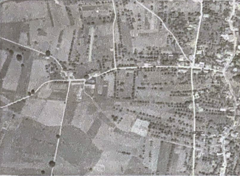 Bebauung / Bodenversiegelung Rheintal 1950