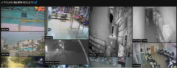 Schnappschüsse von ungesicherten Webcams