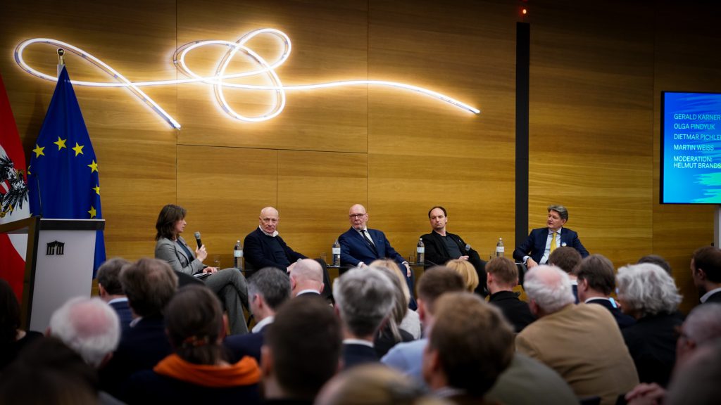 Olga Pindyuk, Martin Weiss, Gerald Karner, Dietmar Pichler, Helmut Brandstätter (© Alina Steiner)